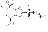 Dorzolomide hydrochloride Chemical Structure