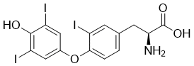 3,3',5'-Triiodothyronine Chemical Structure