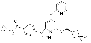 CFI-402257 Chemical Structure
