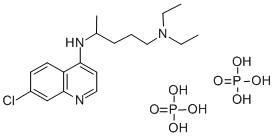 Chloroquine diphosphate 结构式