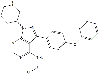 Btk inhibitor 1 R enantiomer hydrochloride Chemical Structure