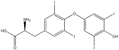 DL-Thyroxine Chemical Structure