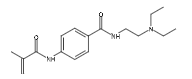 Procainamide methacrylamide Chemical Structure