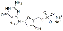2'-Deoxyguanosine-5'-monophosphoric acid disodium salt Chemical Structure