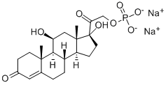 Hydrocortisone sodium phosphate Chemical Structure