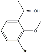 (S)-1-(3-bromo-2-methoxyphenyl)ethan-1-ol 结构式