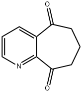 7,8-Dihydro-5H-cyclohepta[b]pyridine-5,9(6H)-dione 结构式