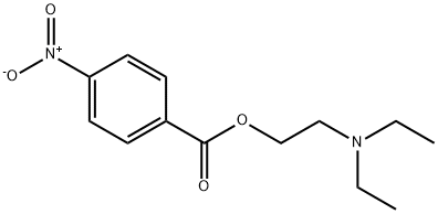 2-Diethylaminoethyl 4-nitrobenzoate 结构式