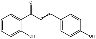 2',4-Dihydroxychalcone 结构式