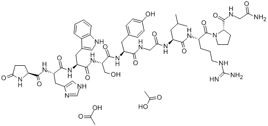 Gonadorelin diacetate 结构式