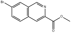 Methyl 7-broMoisoquinoline-3-carboxylate 结构式