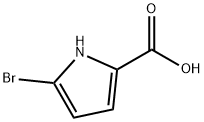5-Bromo-1H-pyrrole-2-carboxylic acid 结构式