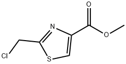 Methyl 2-(chloromethyl)thiazole-4-carboxylate 结构式