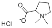 Stachydrine hydrochloride 结构式