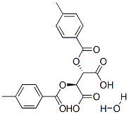 Di-p-toluoyl-D-tartaric acid monohydrate 结构式