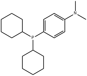 Dicyclohexyl(4-(N,N-dimethylamino)phenyl)phosphine 结构式
