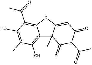 Usnic acid 结构式