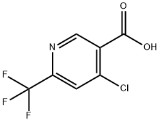 4-Chloro-6-(trifluoromethyl)nicotinic acid Chemical Structure