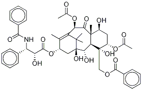 Paclitaxel Oxetane Ring-Opened 3-Acetyl 4-Benzoyl Impurity Chemical Structure