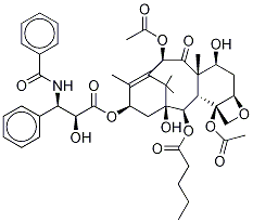 2-Debenzoyl Paclitaxel 2-Pentanoate Chemical Structure