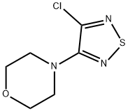 3-Chloro-4-morpholino-1,2,5-thiadiazole Chemical Structure