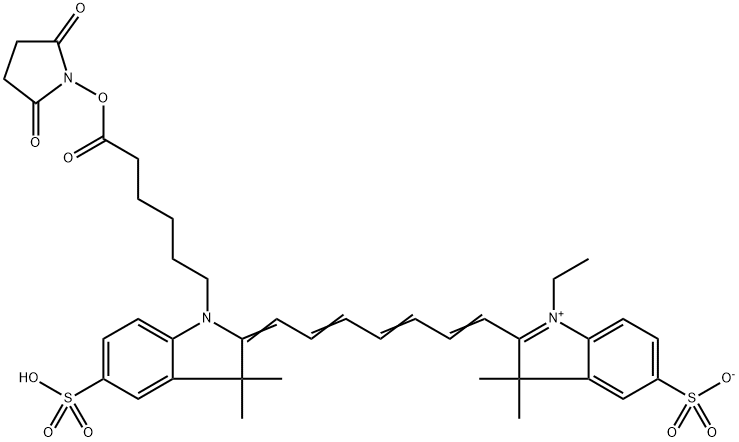 Sulfo-Cy7-SE Chemical Structure