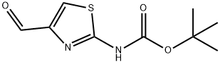 (4-Formylthiazol-2-yl)carbamic acid tert-butyl ester Chemical Structure