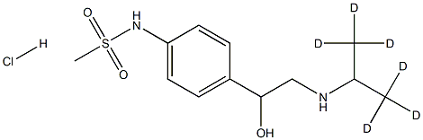 Sotalol D6 HCl Chemical Structure