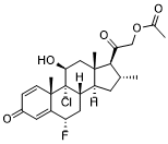 Clocortolone Acetate 结构式
