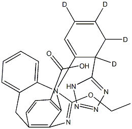 Candesartan D4 结构式