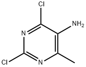 2,4-Dichloro-6-methylpyrimidin-5-amine 结构式