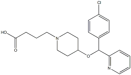 Rac-Bepotastine 结构式