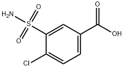 4-Chloro-3-sulfamoylbenzoic acid 结构式