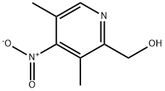 3,5-Dimethyl-2-hydroxymethyl-4-nitropyridine 结构式