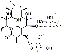 Azithromycin Impurity I 结构式