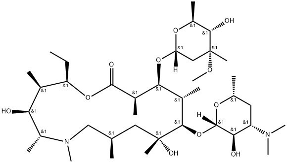 Azithromycin Impurity B 结构式