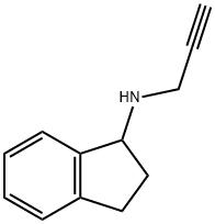 N-2-Propynyl-1-indanamine 结构式