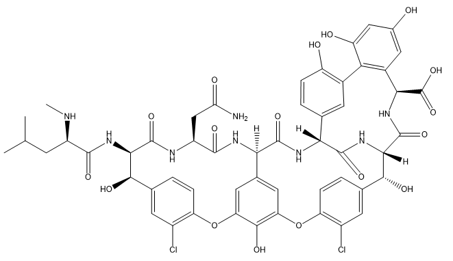 Vancomycin aglycon 结构式