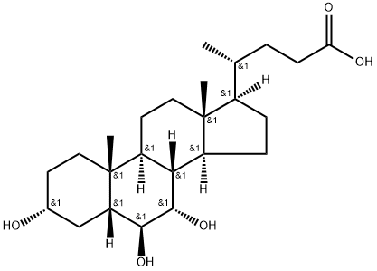 α-Muricholic acid 结构式