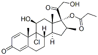 Beclomethasone 17-monopropionate 结构式
