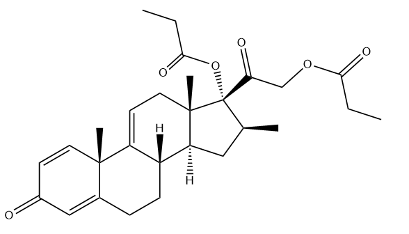 Beclomethasone Dipropionate Impurity 结构式