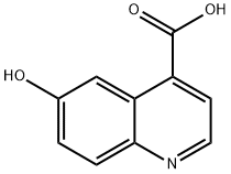 6-Hydroxyquinoline-4-carboxylicacid 结构式