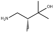 (R)-4-Amino-3-fluoro-2-methyl-2-butanol 结构式