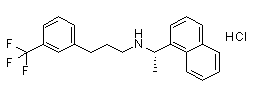 (S)-Cinacalcet hydrochloride Chemical Structure
