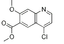 Methyl 4-chloro-7-Methoxyquinoline-6-carboxylate Chemical Structure