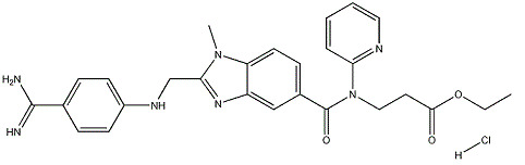 Dabigatran Ethyl Ester Hydrochloride Salt Chemical Structure