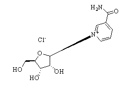 Nicotinamide Riboside Chloride Chemical Structure