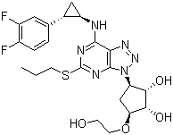 Ticagrelor Chemical Structure
