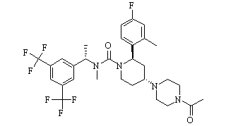 Casopitant Chemical Structure