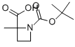 2-Methyl-1,2-azetidinedicarboxylic acid 1-(1,1-dimethylethyl) ester Chemical Structure
